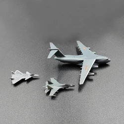 1Set Airplane Model 1/700 Scale Y-20 Transport Aircraft J-15 J-16 Shipborne Fighter Jet Small Colored Military Battle-plane Toys