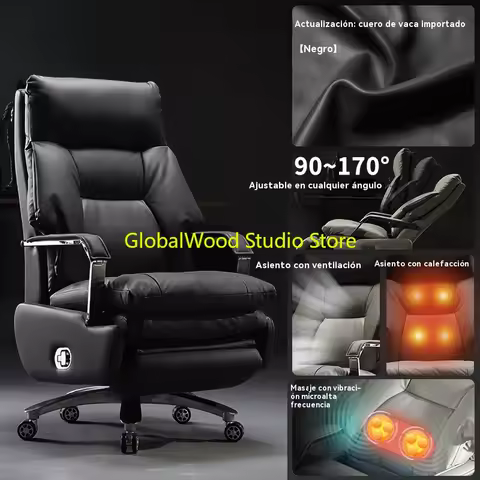 Furniture White Comfortable Armchair Chair Computer Elevable Desk Office Accent Chairs Gaming Pulley Mesa Gamer SIDIZ Deck-chair
