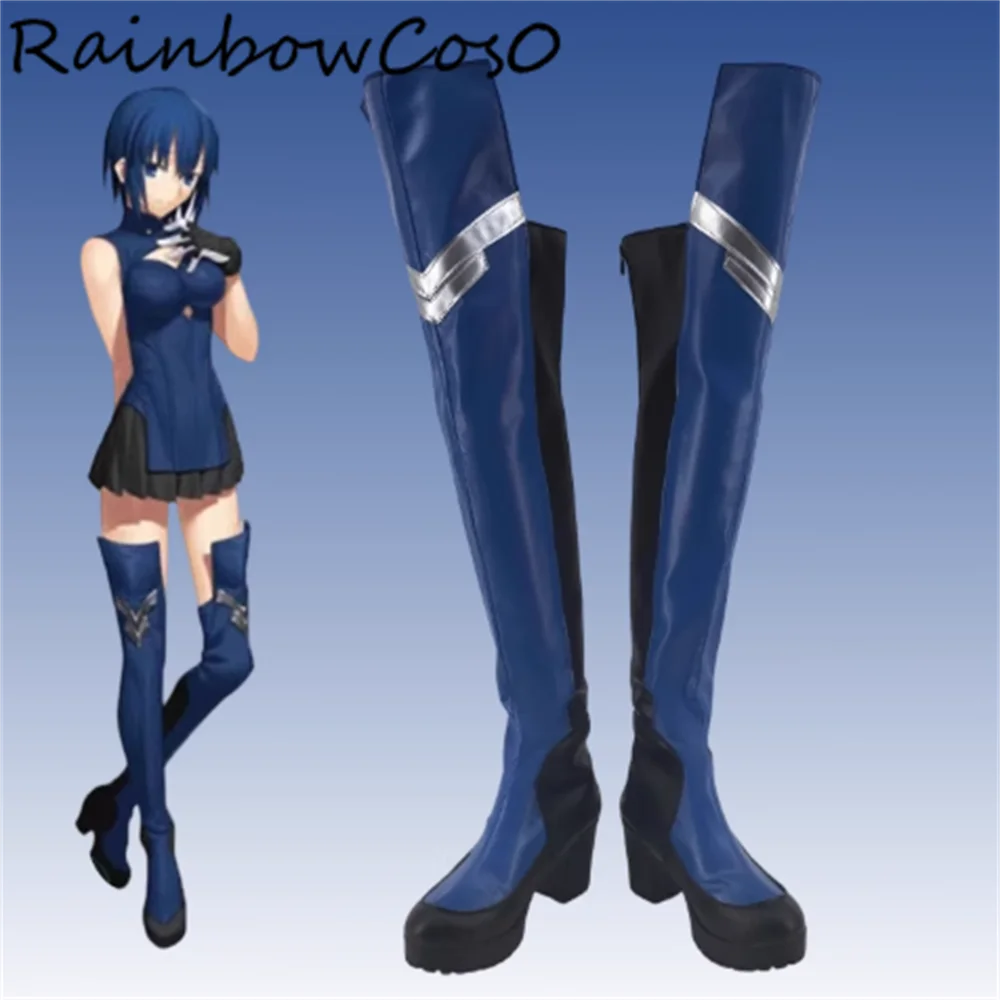 

Powered Ciel MELTY BLOOD Tsukihime Cosplay Shoes Boots Game Anime Party Halloween RainbowCos0 W5206