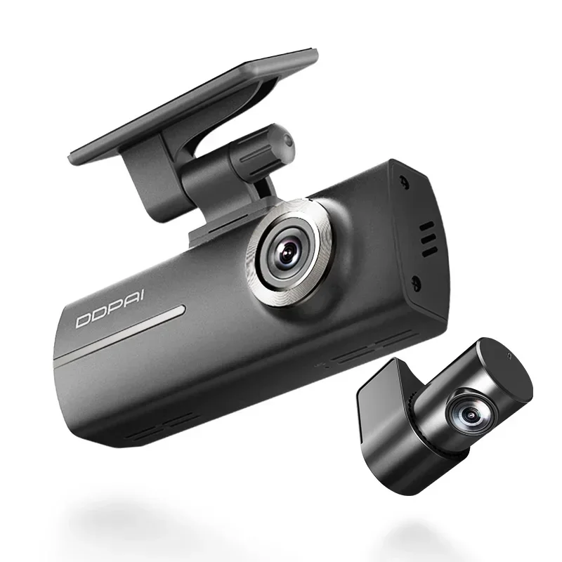 Dash Cam N1 Dual Front and Rear Recording NightVIS 1296P Dash Camera Recorder Car DVR 24H Parking Mode WIFI & App Control