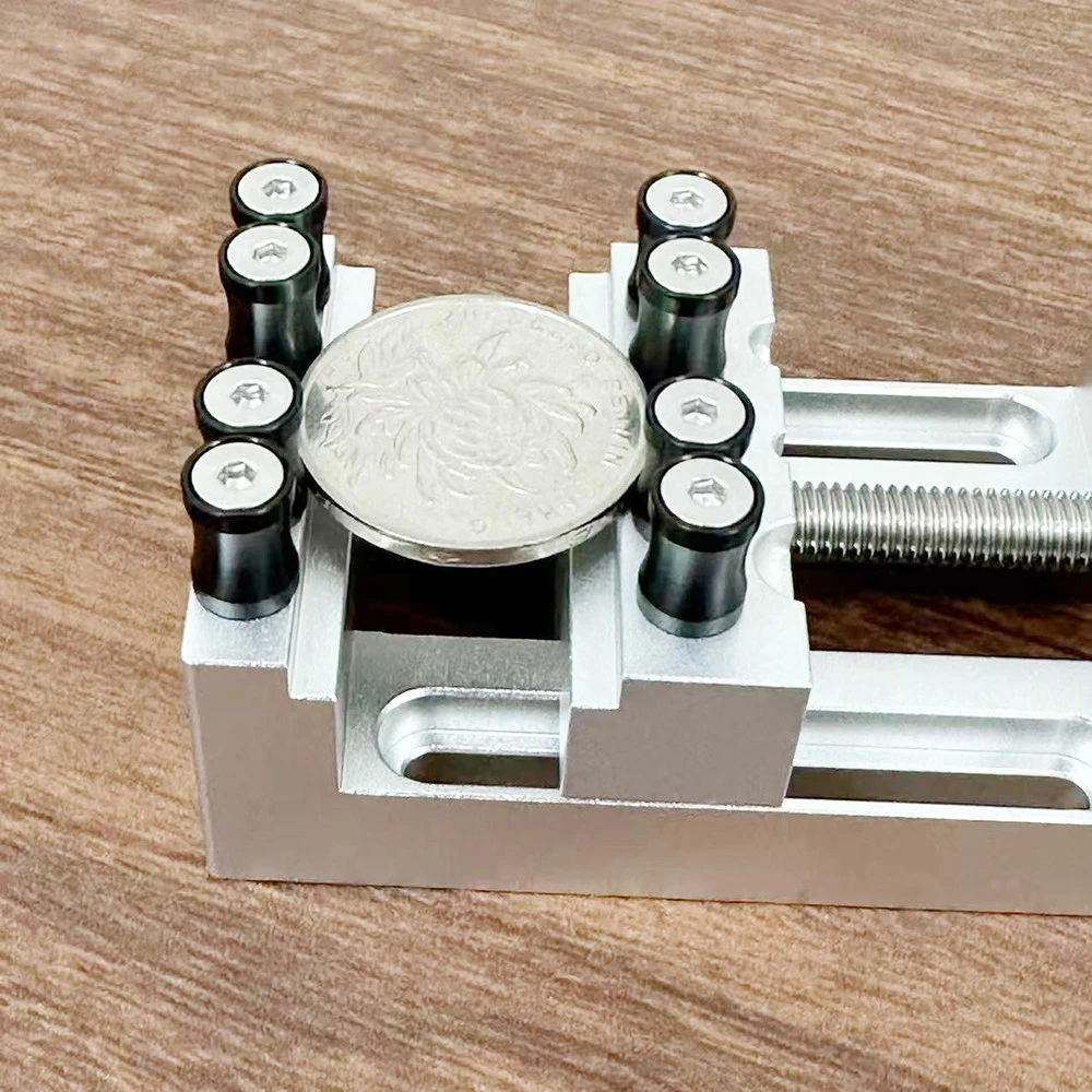 Precision Mini Bench Vise | Aluminum Alloy Multi-Purpose Clamp for Electronics, Jewelry & Walnut Carving