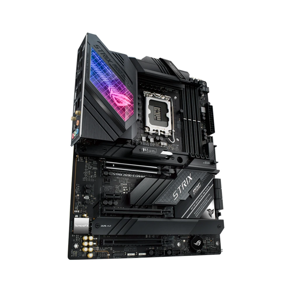 اللوحة الأم ASUS ROG STRIX STRIX Z690-E GAMING WIFI مع مقبس LGA 1700 لجيل Intel 12th يدعم DDR4 PCI-E 5.0 ATX. #5