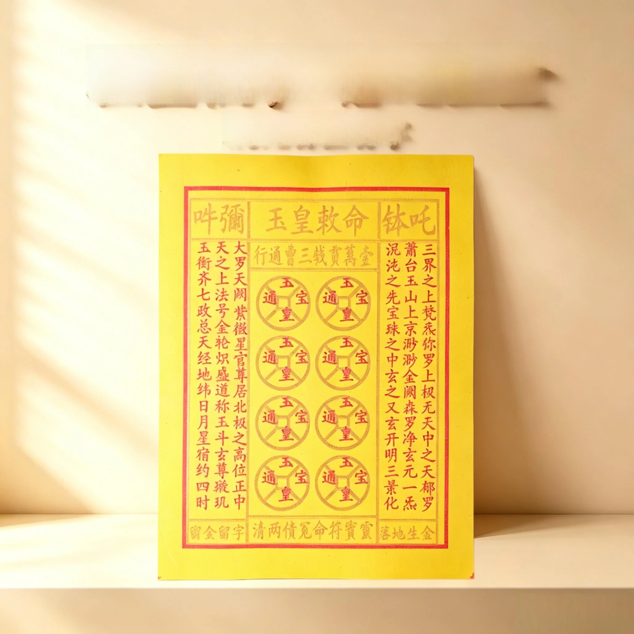 thickened-bamboo-pulp-gold-leaf-yuhuang-coin-sticker-gold-powder-words-drop-on-gold-paper-business-stationery-crafts-supplies