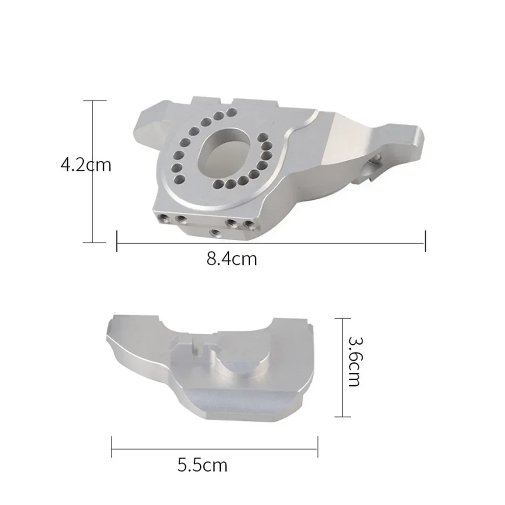 Dissipador de calor de montagem de motor de liga de alumínio para 1/10 RC Crawler Trxs TRX-4 Defender TRX4 Bronco