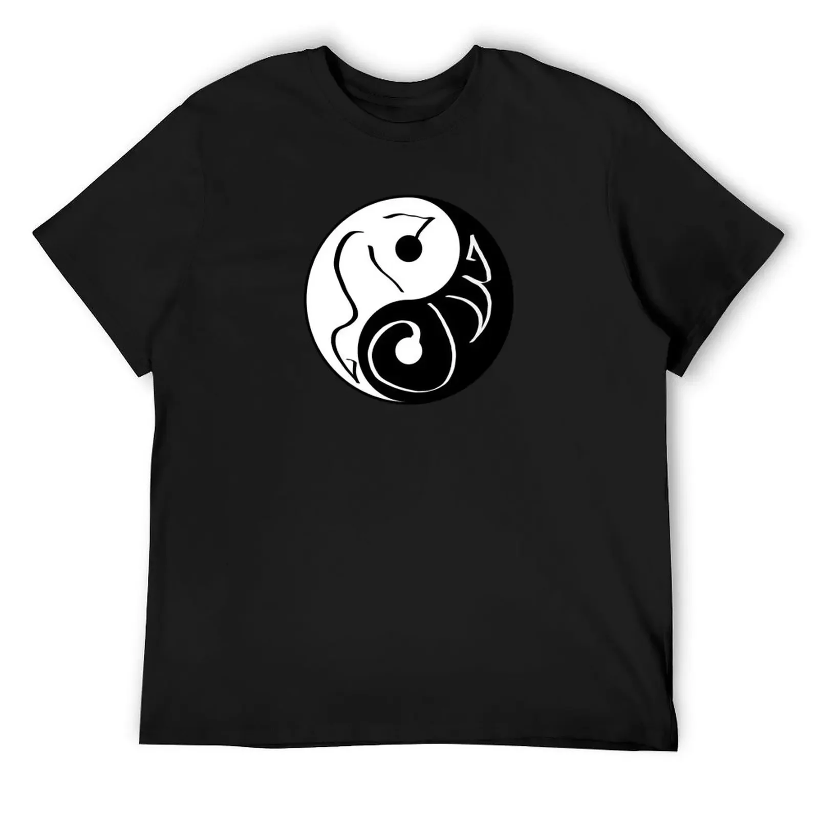 Yin Yang - Halal Haram Version T-Shirt oversized graphic tee blacks blanks graphic t shirt vintage heavy weight t shirts for men