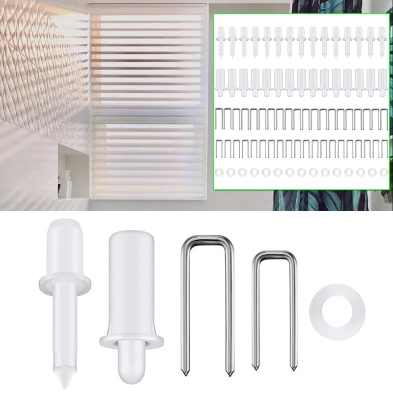 85 Pcs Plantation Shutters Repair Tool Set Plantation Shutter Louvers Tilt-Rod Shutter Repair Pins Washers Replacement