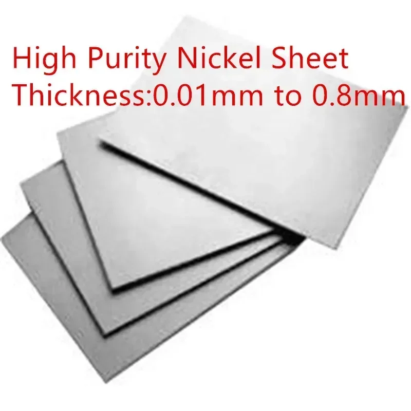 

0.01 0.02 0.03 0.05 0.08 0.1 0.15 0.2mm Ni 99.9% nickel Alloy Nickel Sheet electroplated nickel wafer for scientific research