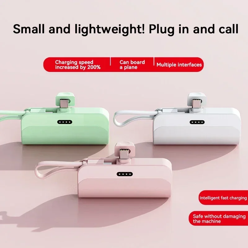 VIVO 500000mAh Mini Power Bank  Super Fast Charging Large Capacity Portable External Battery Powerbank For All Phones 2026 New view 3