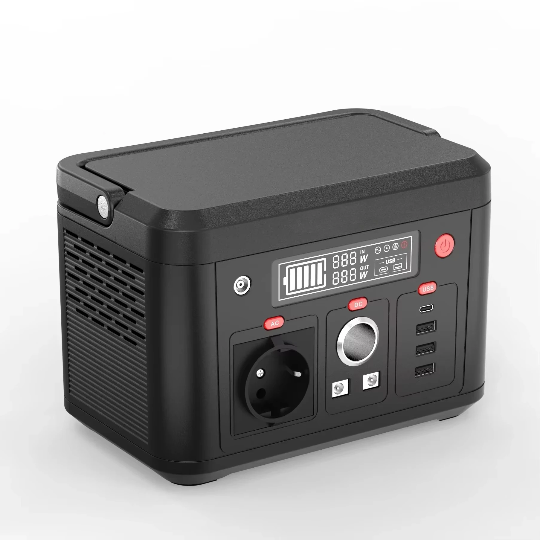 

Портативный генератор солнечной батареи мощностью 300 Вт для дома, кемпинга, аварийная резервная электростанция