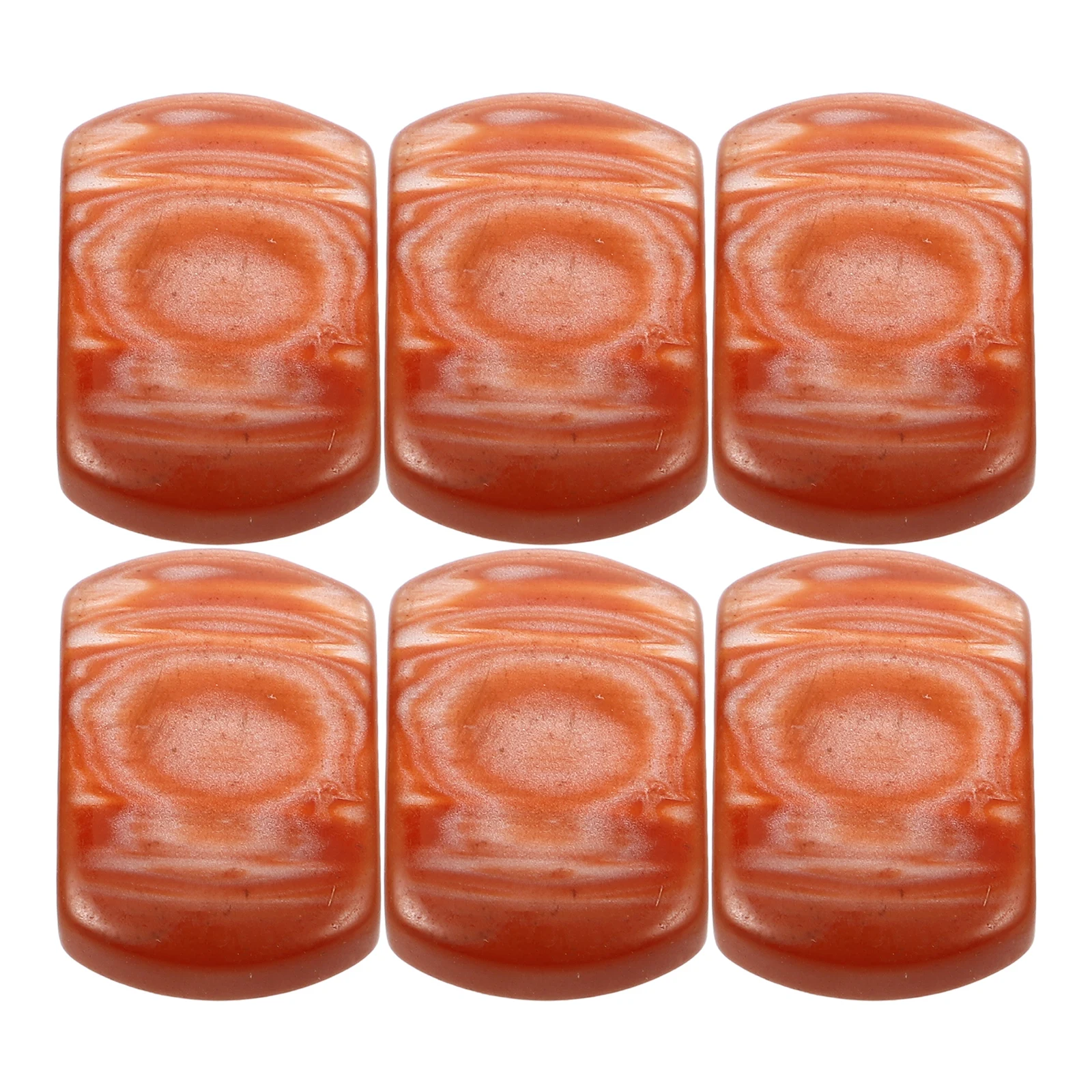 

6Pcs Guitar Tuning Knobs Resin Strong Long Term Use Acoustic Electric Guitar Replacement Tuning Heads Stylish Easy Install