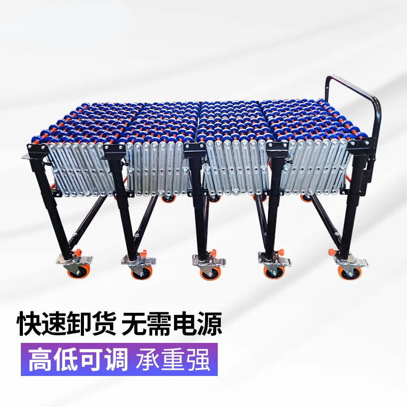 Unloading Slide Pulley No-Power Roller Handling Conveyor Belt Moving Pull