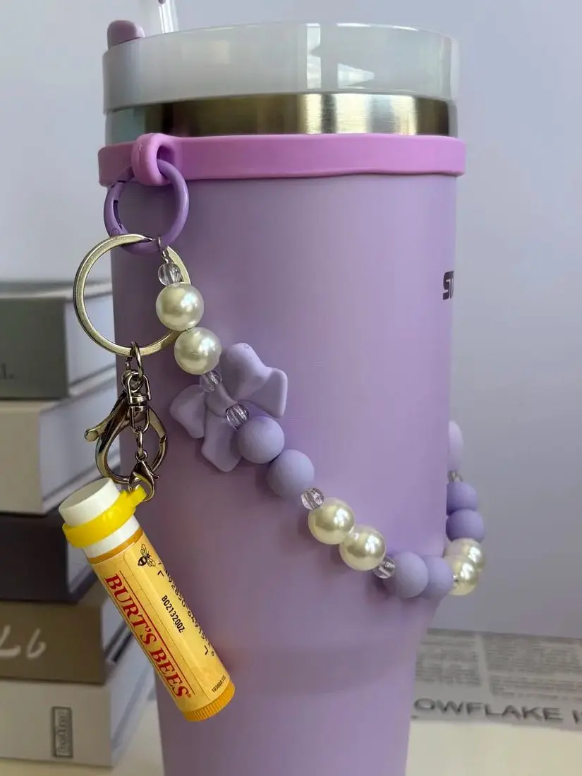 Stylo électronique de brillant à lèvres Portable, pendentif, porte-clés, anneau en silicone de 13mm