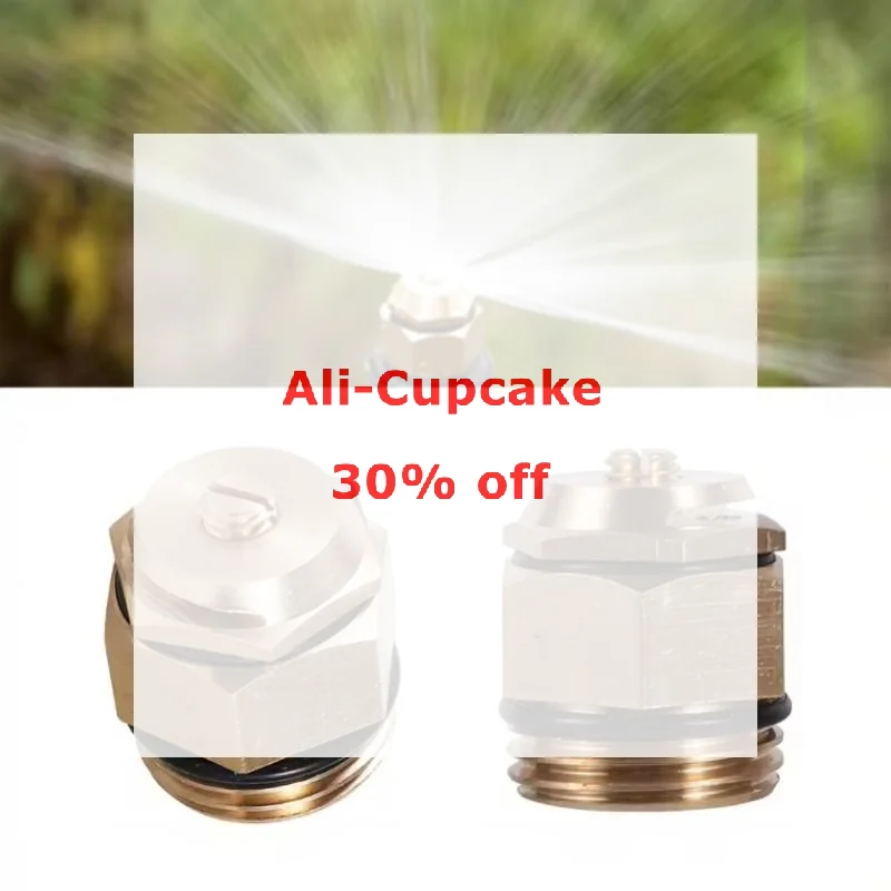 1Pcs Lawn Grass Garden Irrigation Sprayer 1/2 Inch Brass 180 Degree Adjustable Refractive Micro Sprinkler Mist Watering Nozzle