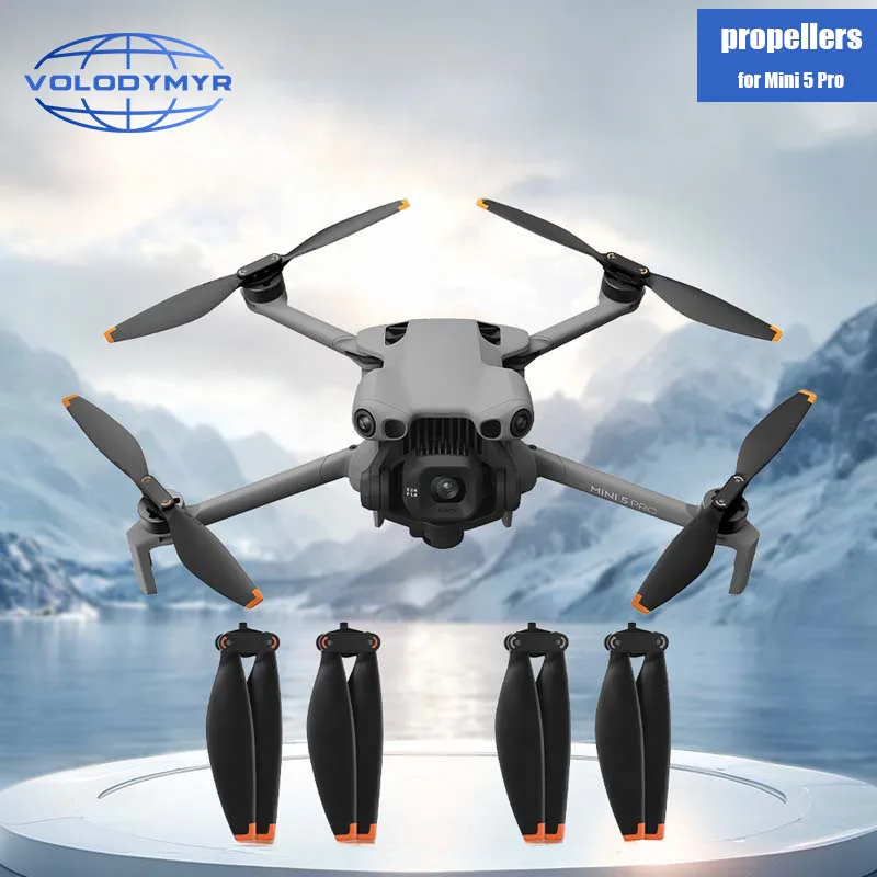 

VOLODYMYR for DJI Mini 5 Pro Propellers Wings Replacement Blades and Propeller Guards Drone Accessories Fan Propeller