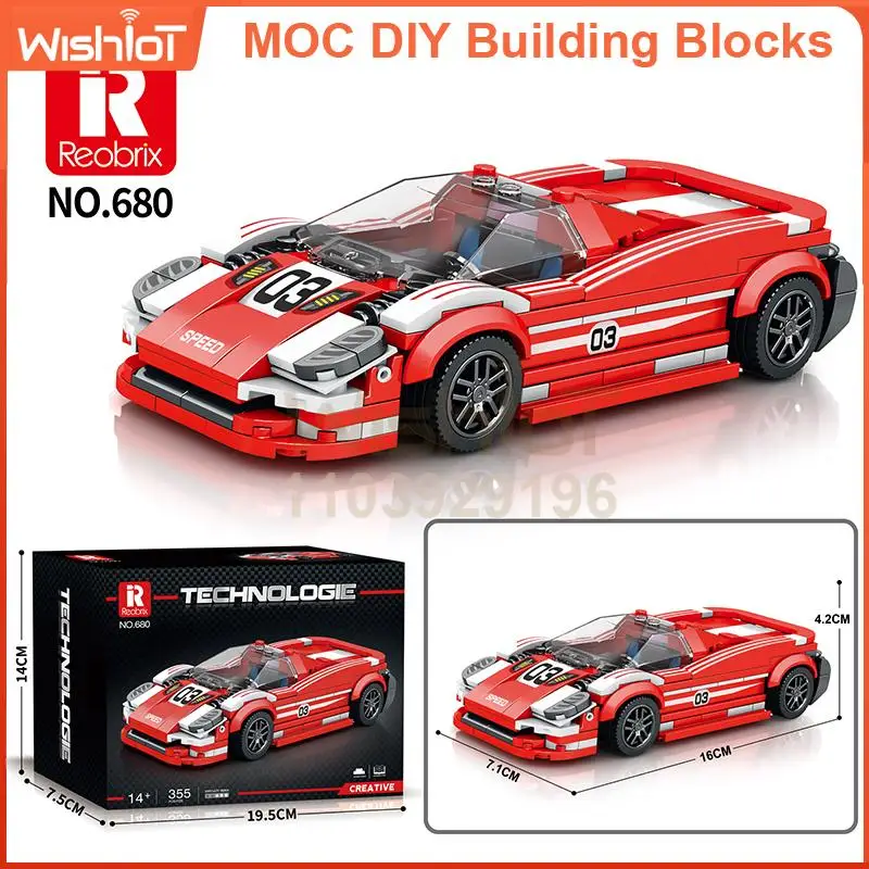 

324 шт. ТЕХНОЛОГИЯ автомобильные строительные блоки 680 MOC кирпичи высокотехнологичные идеи комплект игрушек коллекция DIY подарок для детей и взрослых