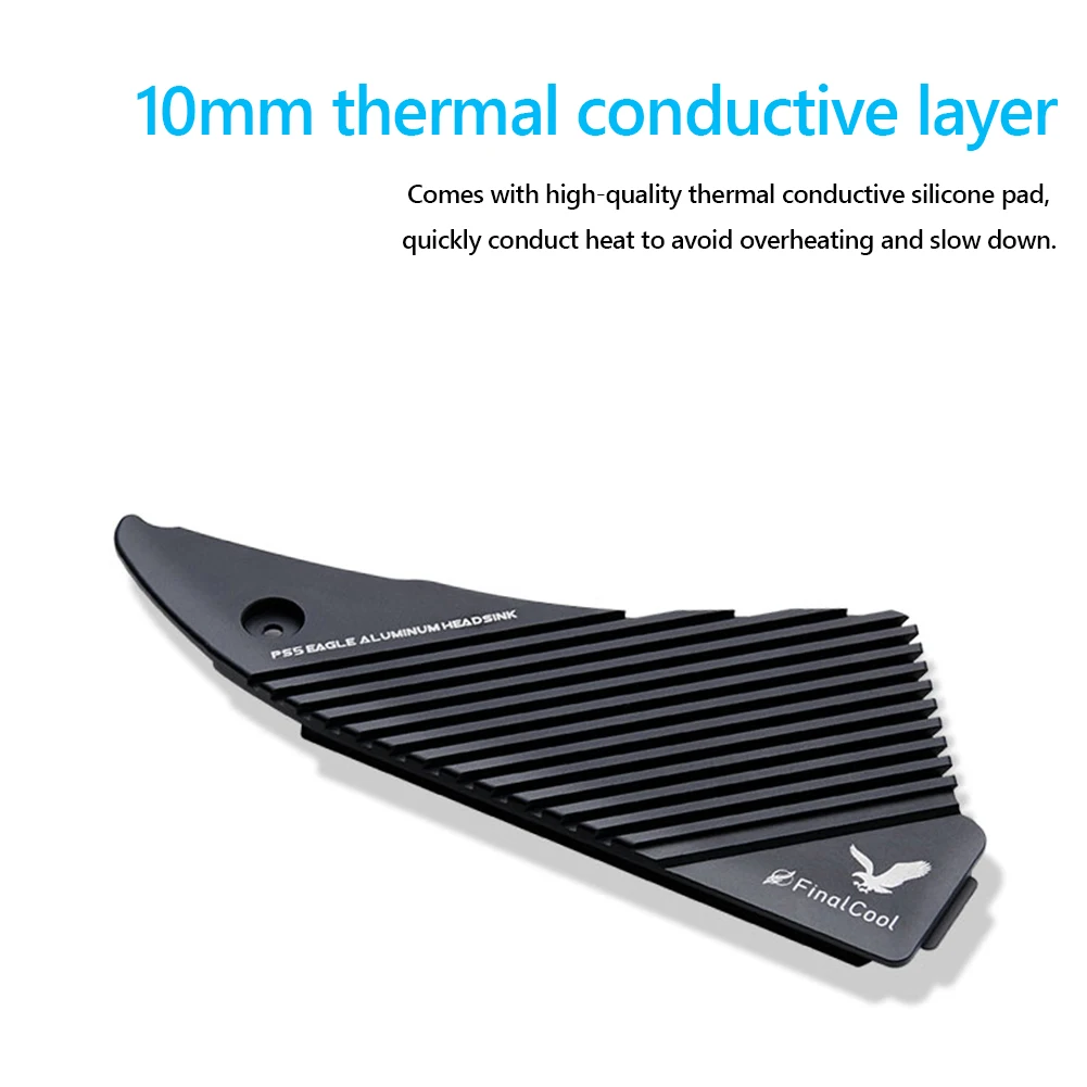 Voor PS5 M.2 NVME 2280 SSD Heatsink Magnesium Aluminium SSD Koeler Radiator met Siliconen Thermische Pad