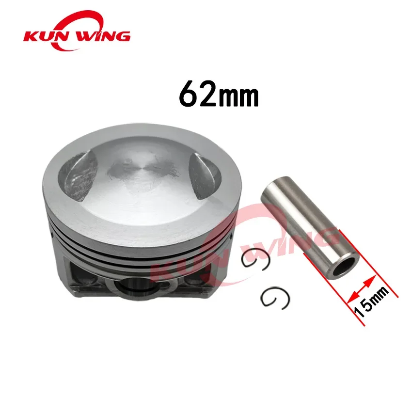 62mm Piston  Ring Set (Pin 15mm Ring 1.0) For CG150 CBB150 CG CBB 150 150cc Motorcycle Engine Parts
