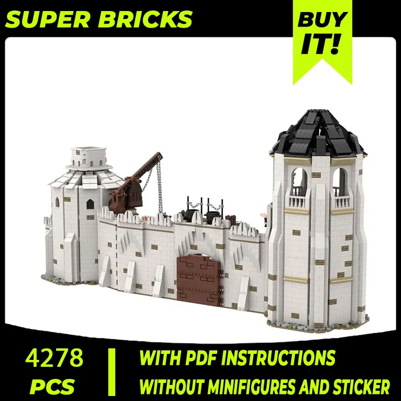 Magical Rings Movie Model Moc Building Bricks Southern Gate Technology Modular Blocks Gifts Christmas Toys DIY Sets Assembly