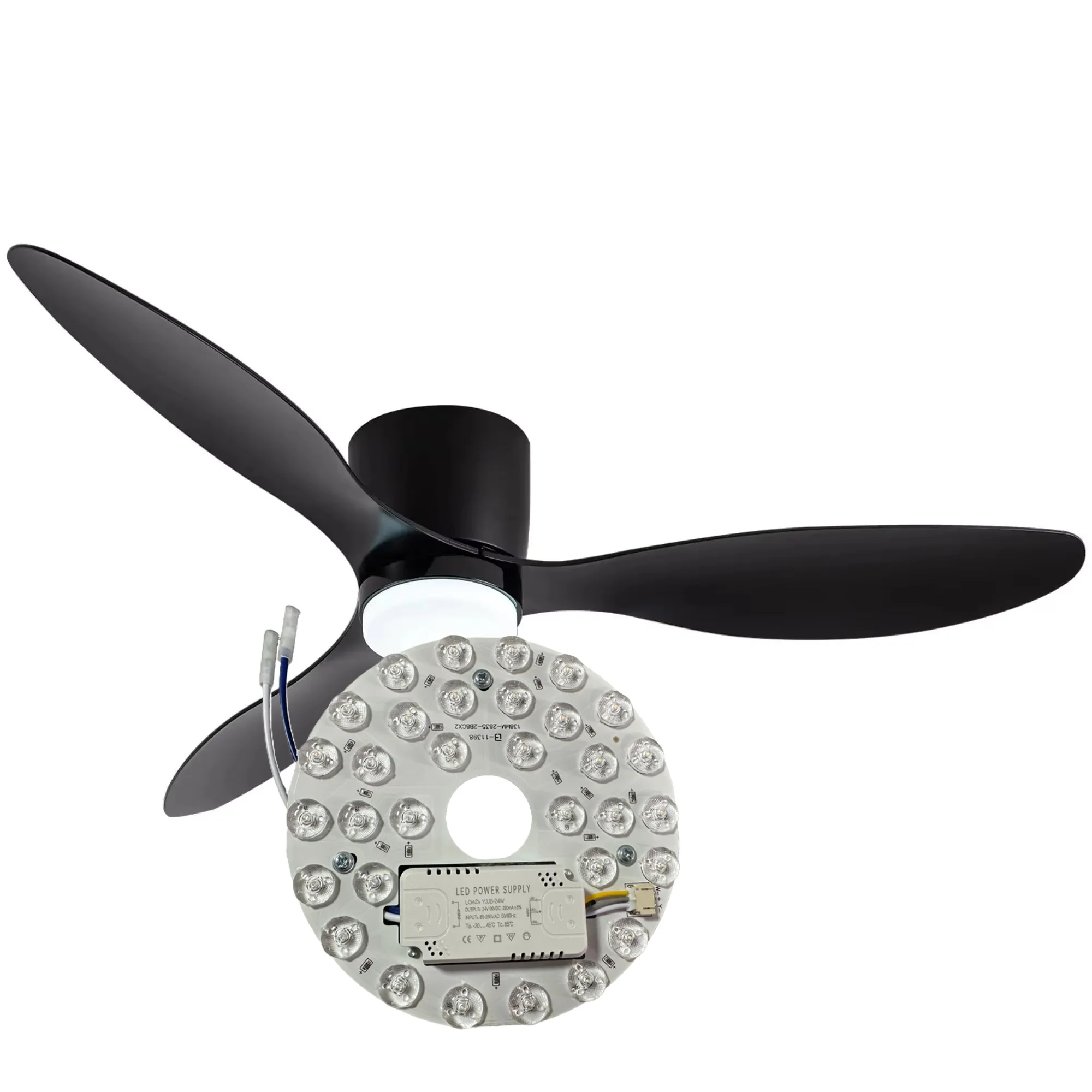 IRALAN LED Light Board AC 85-265V To Fan Lights or Ceiling Lights Ring Panel Circle Remote Control Easy Installation