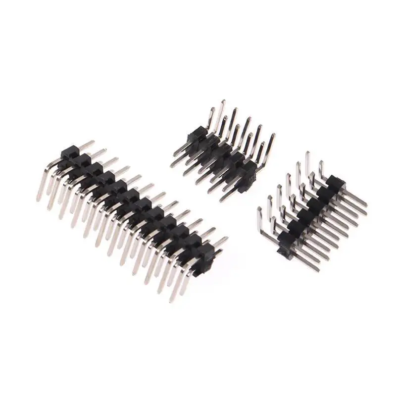 20 Stück Doppelreihiger Gebogener Stiftleistenverbinder 2,0 mm 90 Grad 2 mm 2X2p/3/4/5/6/10/20/40P – Detail 5