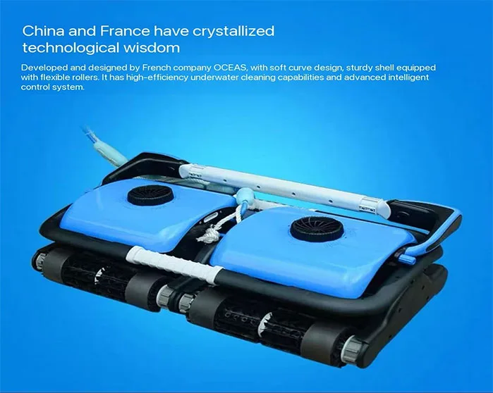 Aspirapolvere per PC con aspirazione per acque reflue in materiale PVC con accessori per la pulizia della piscina