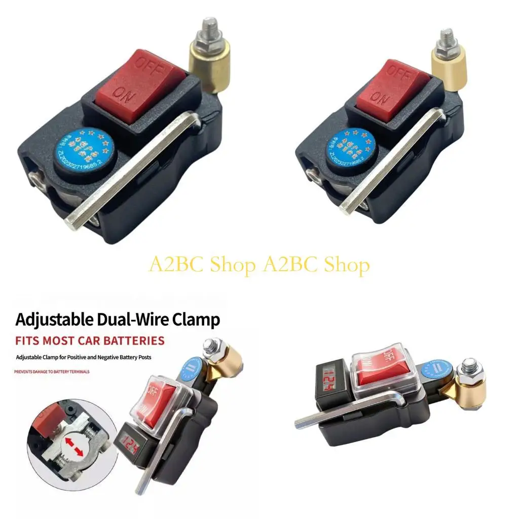 A2BC 100A Battery Disconnect Cut Off Switches With Knob For Motorcycles And Boats