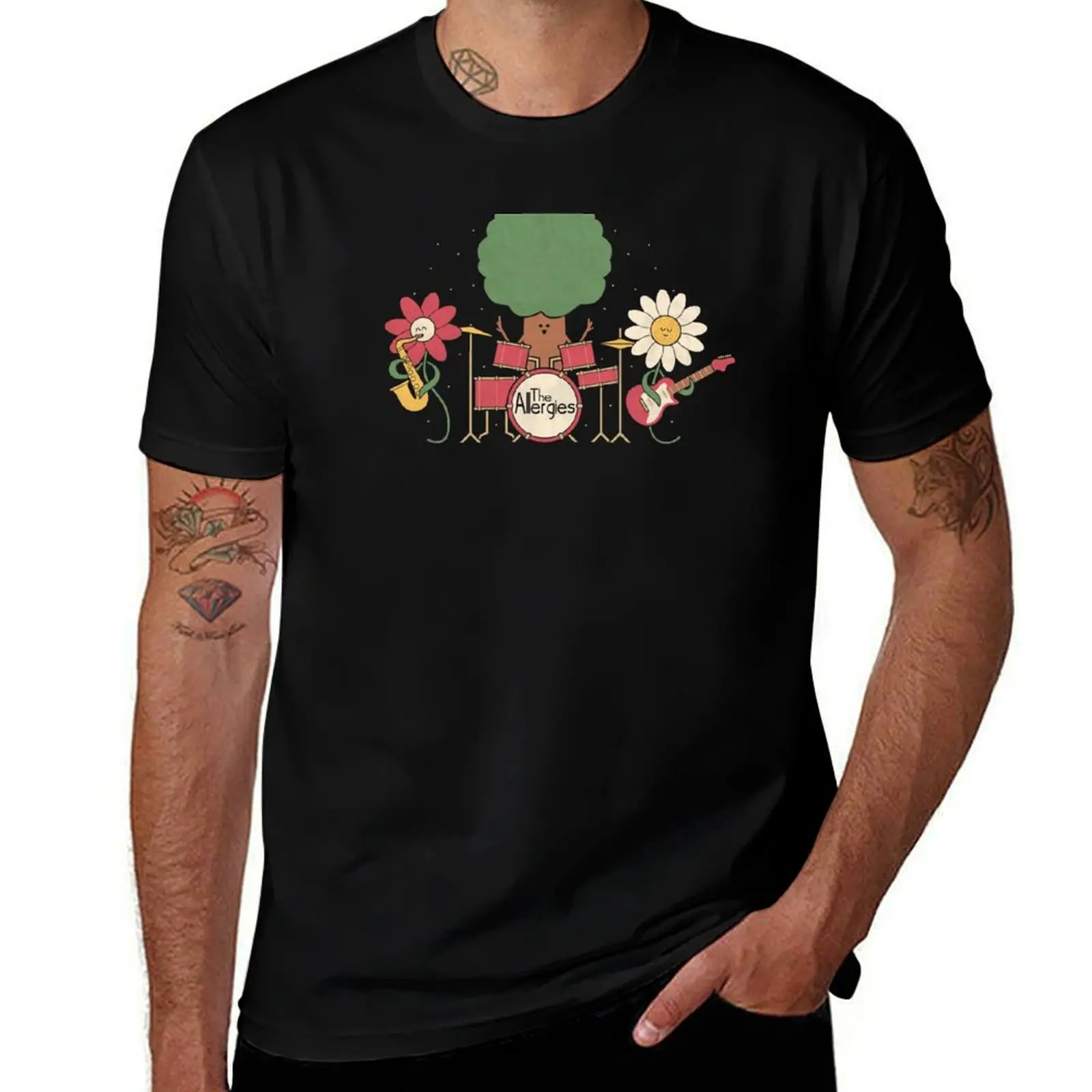 The Allergies (Dark) T-Shirt Lightweight Gym Training T-Shirt