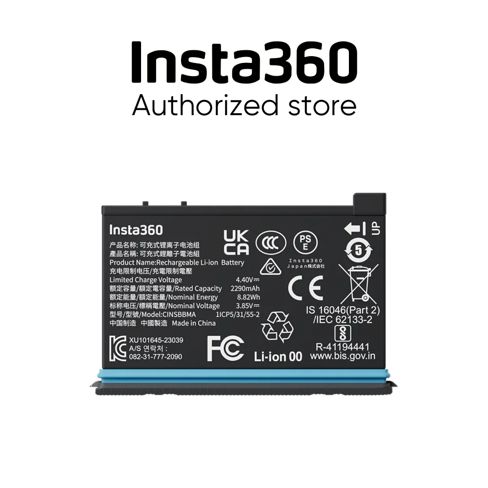 Insta360 X4 accessori di alimentazione batteria originale/Hub di ricarica rapida per uno X4 Insta360 accessori