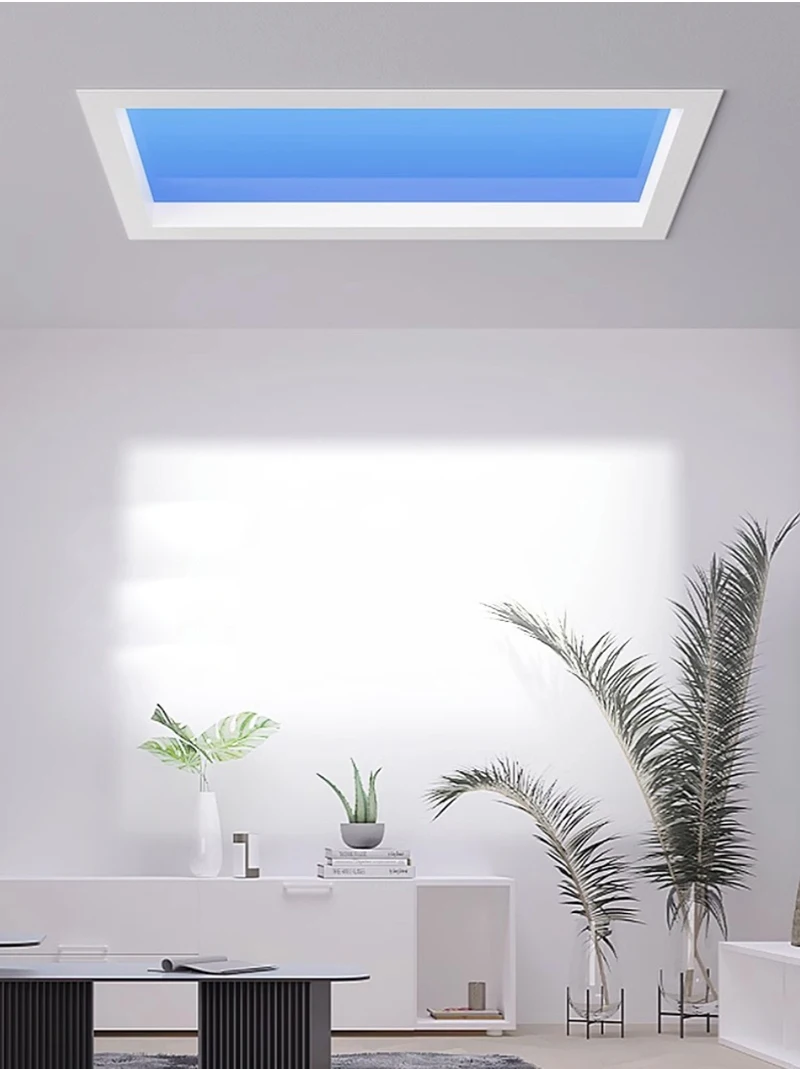 Oberlicht Smart Control Decken leuchte eingebettet LED Decken leuchten für Büro dimmbare Küchen insel Beleuchtung Badezimmer Himmel Licht – Detail 14