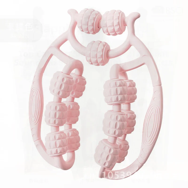 

Массажер для тонких ног, кольцевой ролик для большого расслабления мышц икры, пенопластовый вал для похудения, волшебный инструмент в Моне, розовый, небесно-голубой