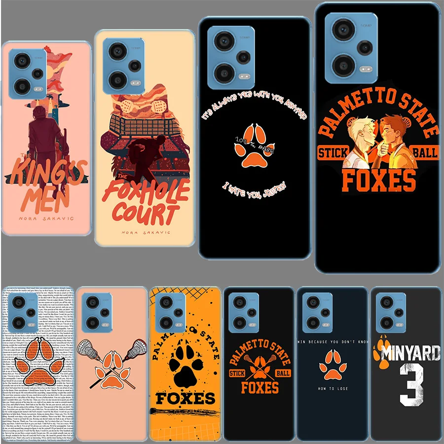 Andreil All for the Game Palmetto State Foxes Funda For Redmi Note 13 Pro+ 5G Plus 12 12C 10 10C 10A 9 9T 9C 9A 8 8A 7 7A K70 K6