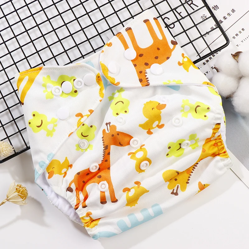 Babyshow pannolini di stoffa per bambini ecologici pannolini lavabili riutilizzabili in pelle scamosciata painier ambiente pannolino Fit 0-3 anni 3-15Kg neonati