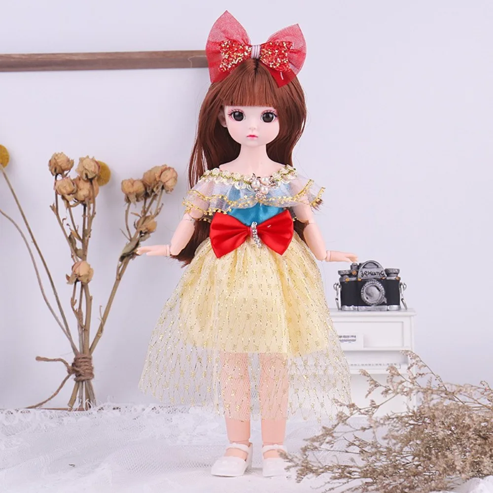 

Long Hair 30cm Bjd with Clothes High Heel with Wig Make Up Princess Dress Up BJD Elegant Ball Jointed