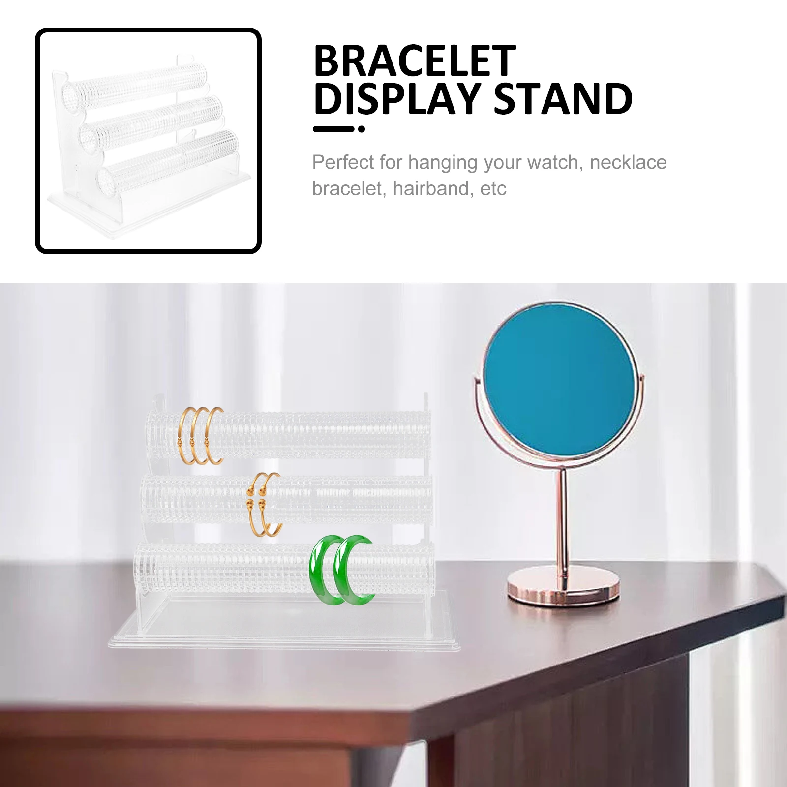 

Bracelet Display Stand Multi-layer Rack Shop Stands Decorative Jewelry Holders Table Top Bangle Storage Desktop