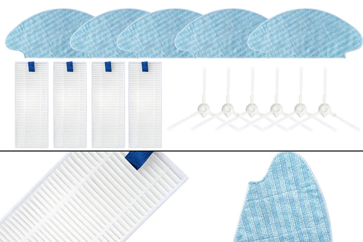 Accessoires de nettoyage pour Tefal Explorer série 20, pièces détachées pour brosse latérale filtrante, RG6825 RG6871 RG6875