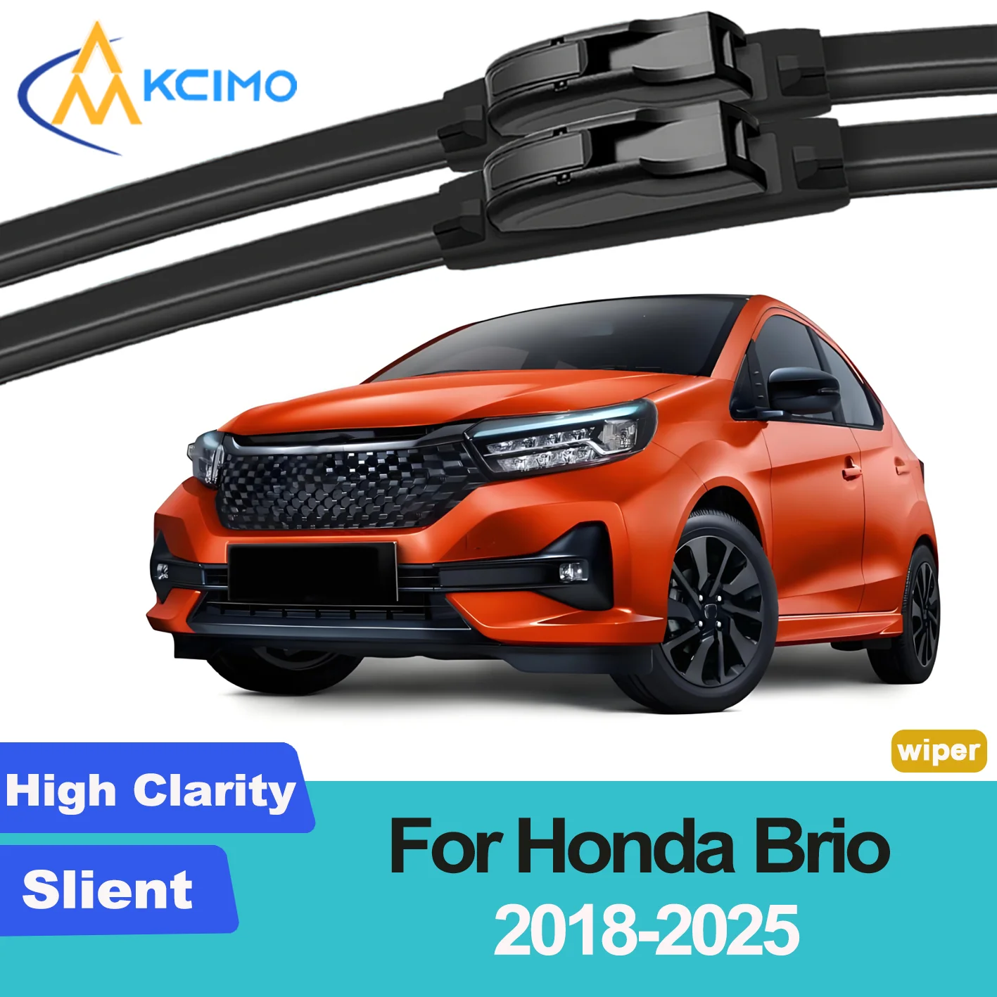 

2PCS New Front Windshield Wiper Blade for Honda Brio DD1 2018-2025 Front Windshield Auto Wipers Blade Accessories 2025 2024 2023