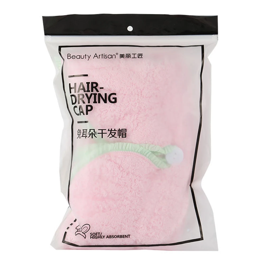 

Quick Drying Shower Cap Thicken Bath Spa Hair Protection Elastic Band Fit Most People Bathing Cap Women Lightweight Safe