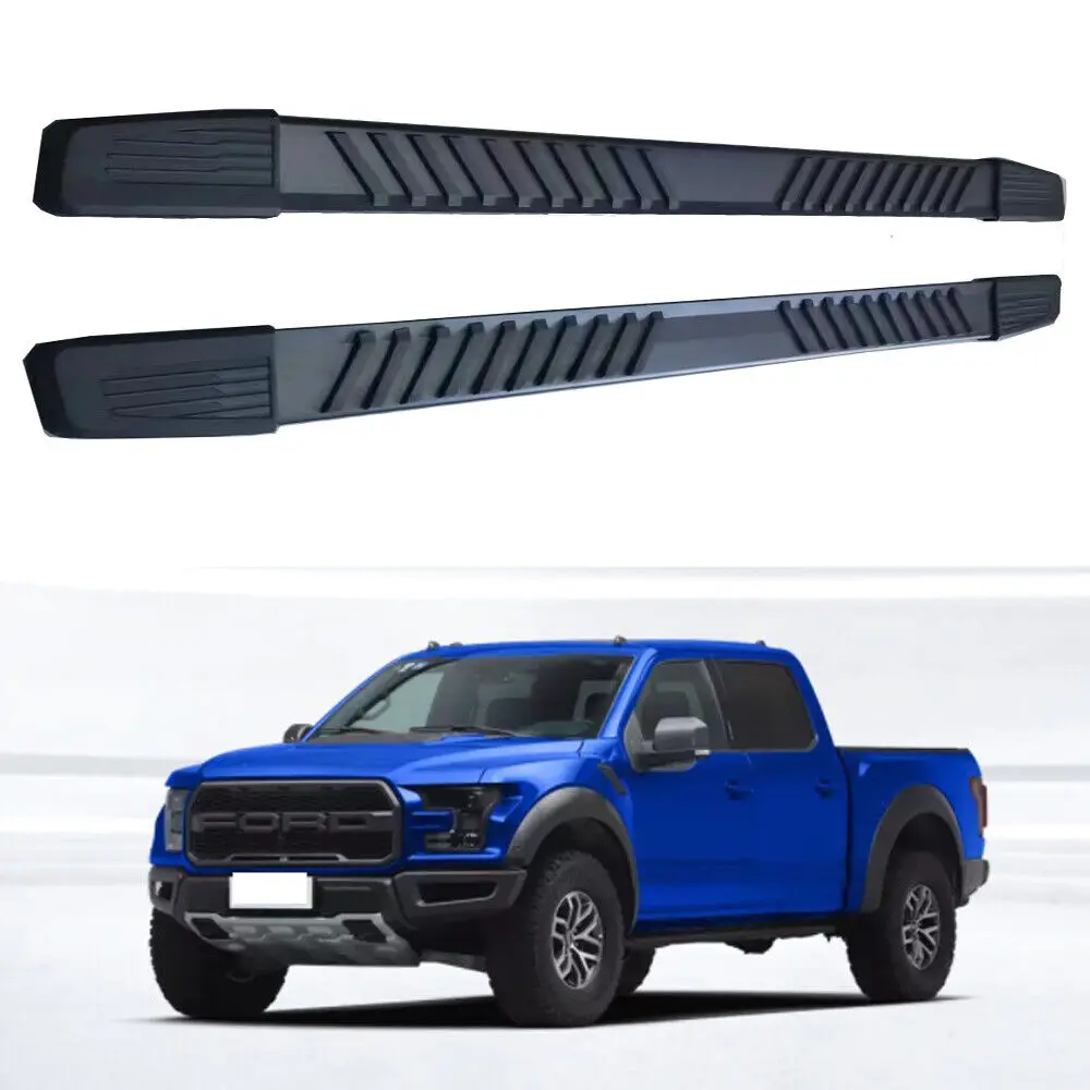 2PCS Running Board fits for Ford F150 F-150 2015-2024 Side Step Nerf Bar Stair