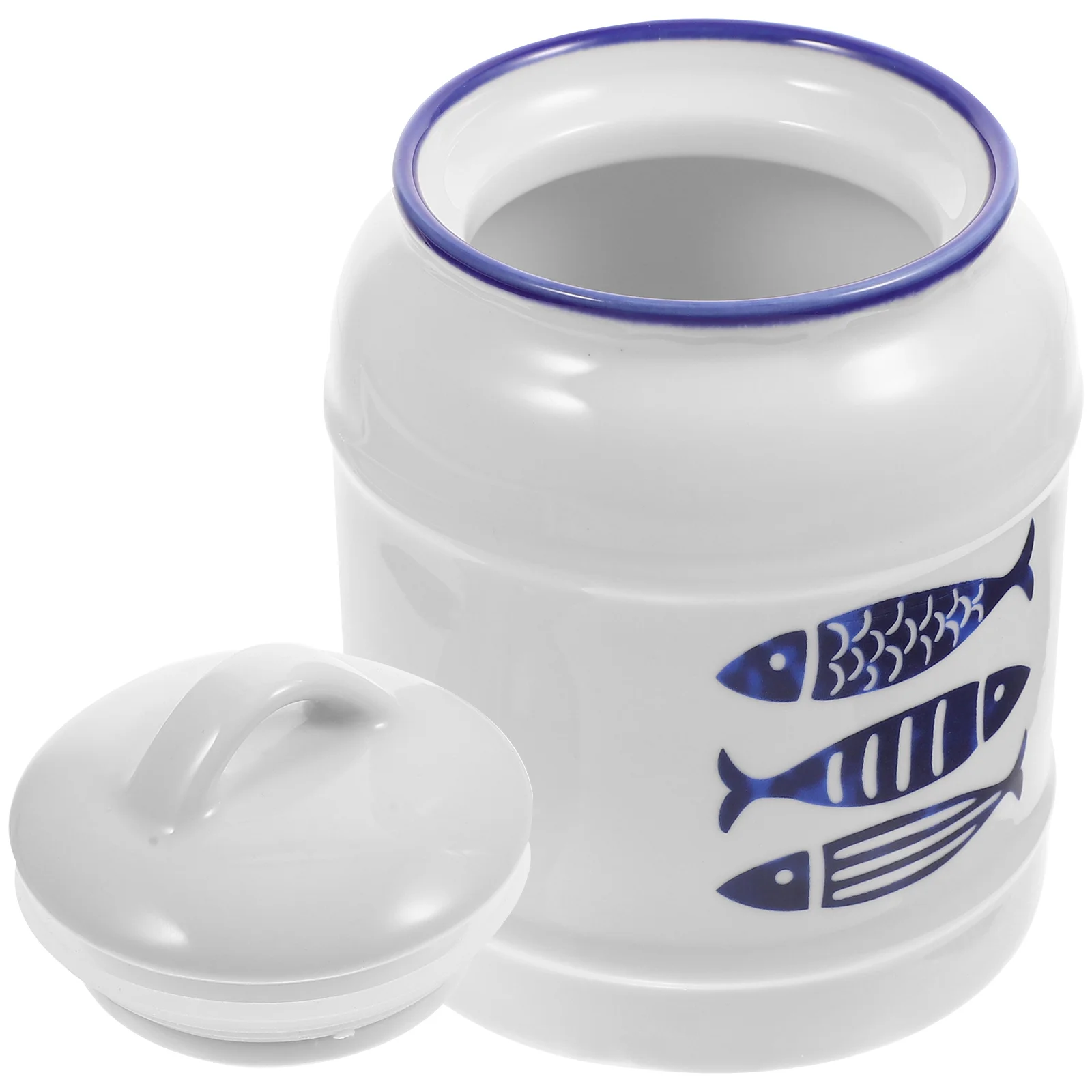 

Cereal Sealing Container with Wide Mouth Lid No Air Water Multifunction Food Storage Holder Snacks Grain Beans Kitchen Canisters