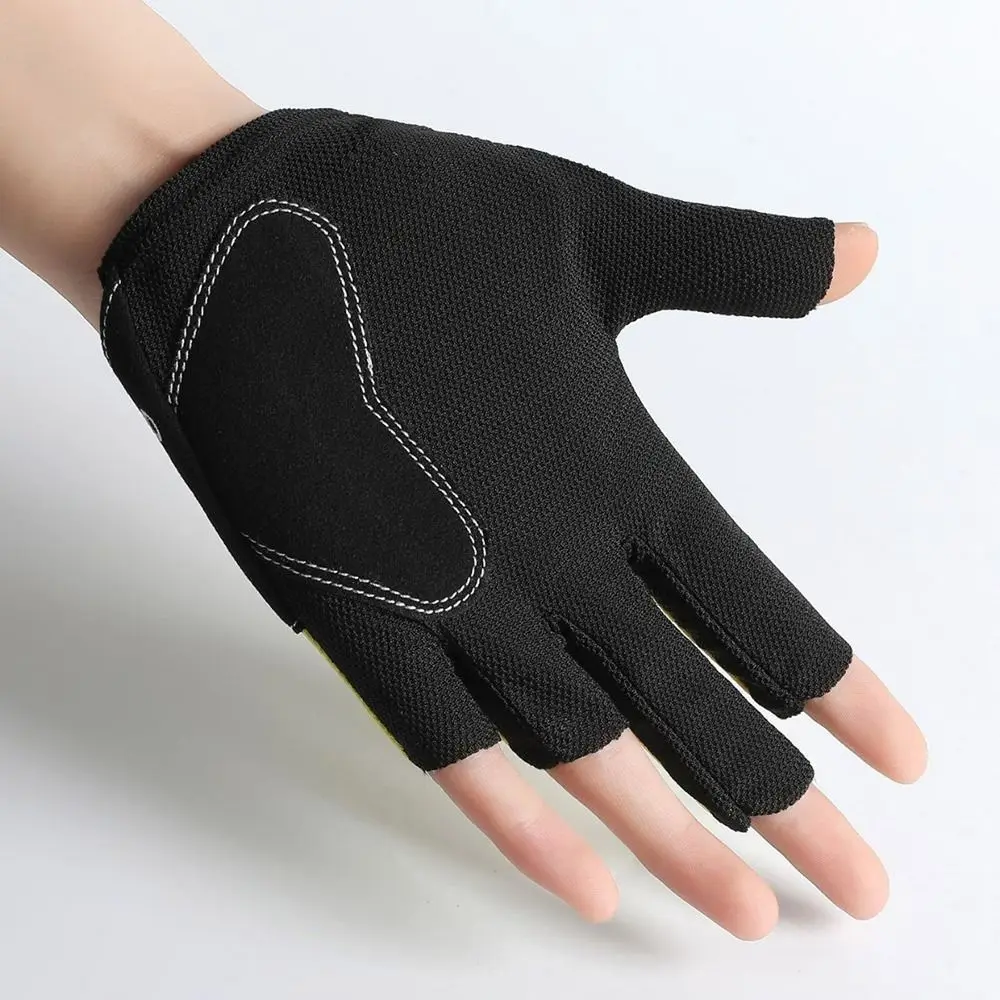 Бильярдные перчатки для левой руки, эластичные нескользящие тренировочные перчатки для бильярда, дышащие перчатки с половиной пальцев, аксессуары для фитнеса