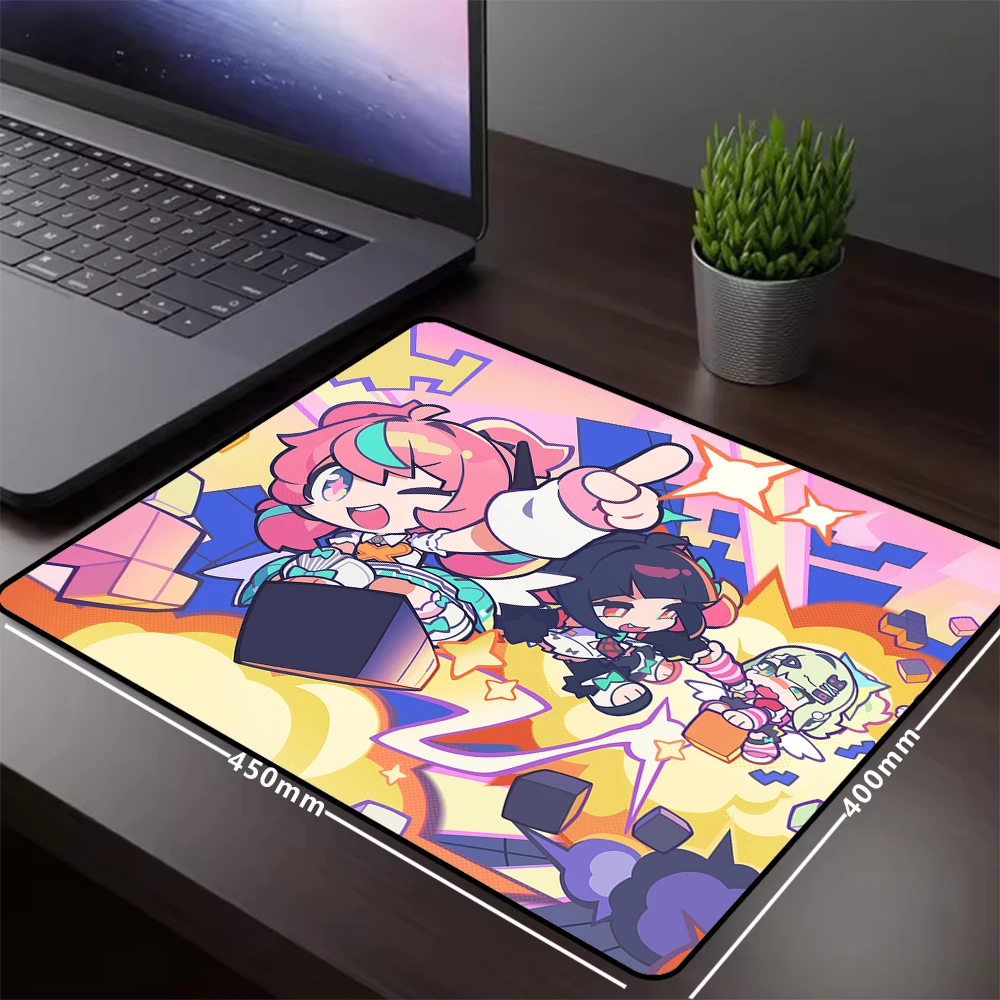 

Zenless Zone Zero Gaming Mouse Pad Cartoon Desk Mat Cute Mousepad Gamer Desktop Decoration 45*40cm Non-Slip Mouse Mat Table Mats