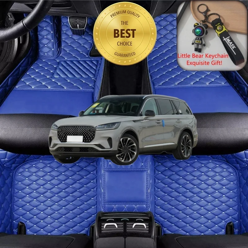 Customized Fit for Lincoln Aviator Car Floor Mats Car Accessories Tailored All-Weather Auto Carpet Mats Left/Right-hand Drive