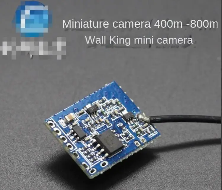 UHF Wireless Module Mini Through the Wall King TV Synchronous Audio and Video Transmission 360 to 900MHz Low Frequency