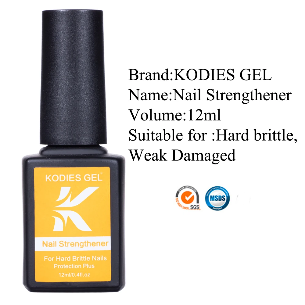 Kodies Gel Nagel verstärker zur Reparatur beschädigter Nägel Nagel hautöl flüssige Nagel kunst Behandlung 12ml starkes Härter ätherisches Öl