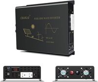 Pure Sine Wave Solar Inverter 1500W 12V/24V to 120V Solar Panel Power Bank Battery Converter 36V/48V/72V DC to 110V/220V/230V AC