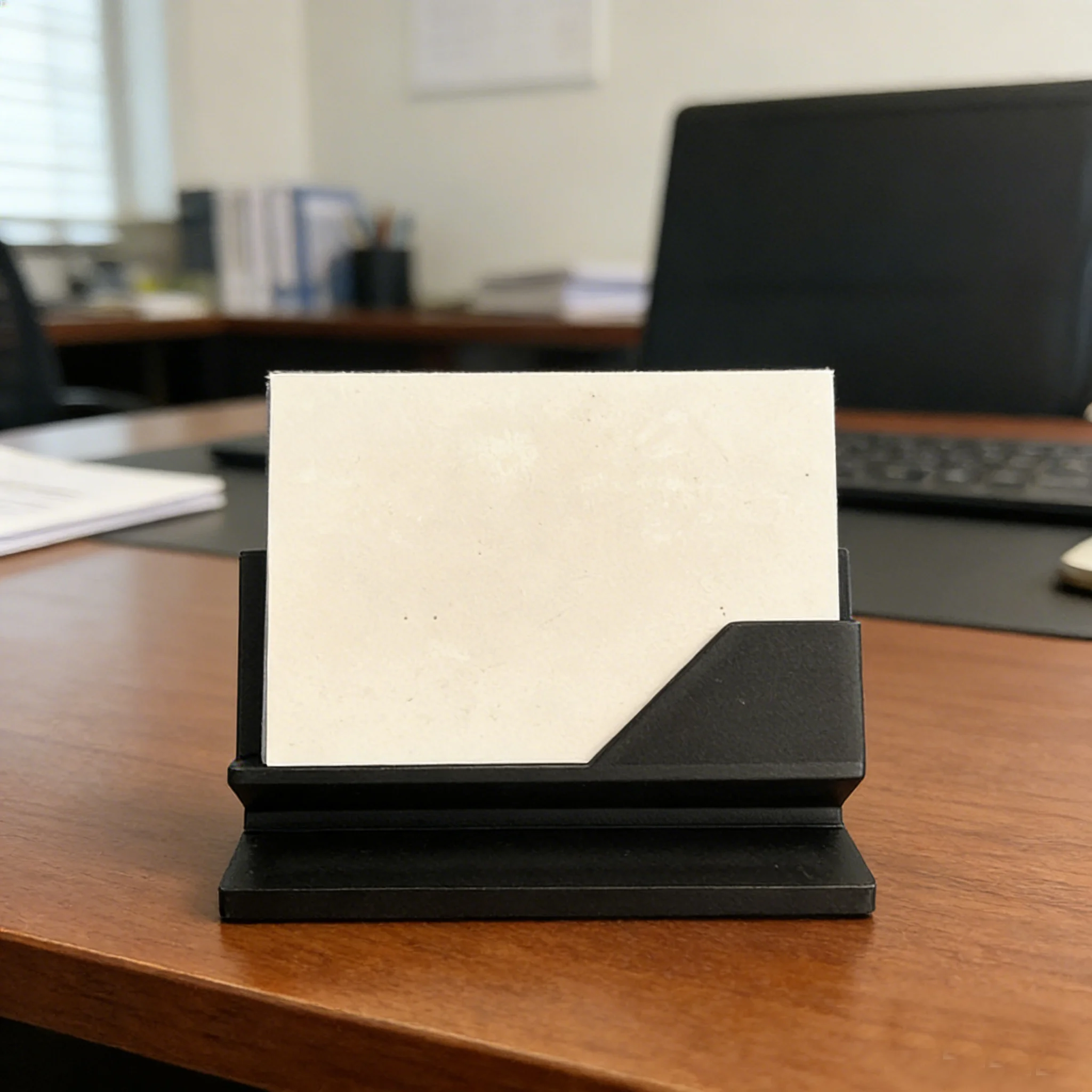 3D-Gedruckter Minimalistischer Visitenkartenhalter Büro-Schreibtisch-Accessoire für Zuhause und Büro