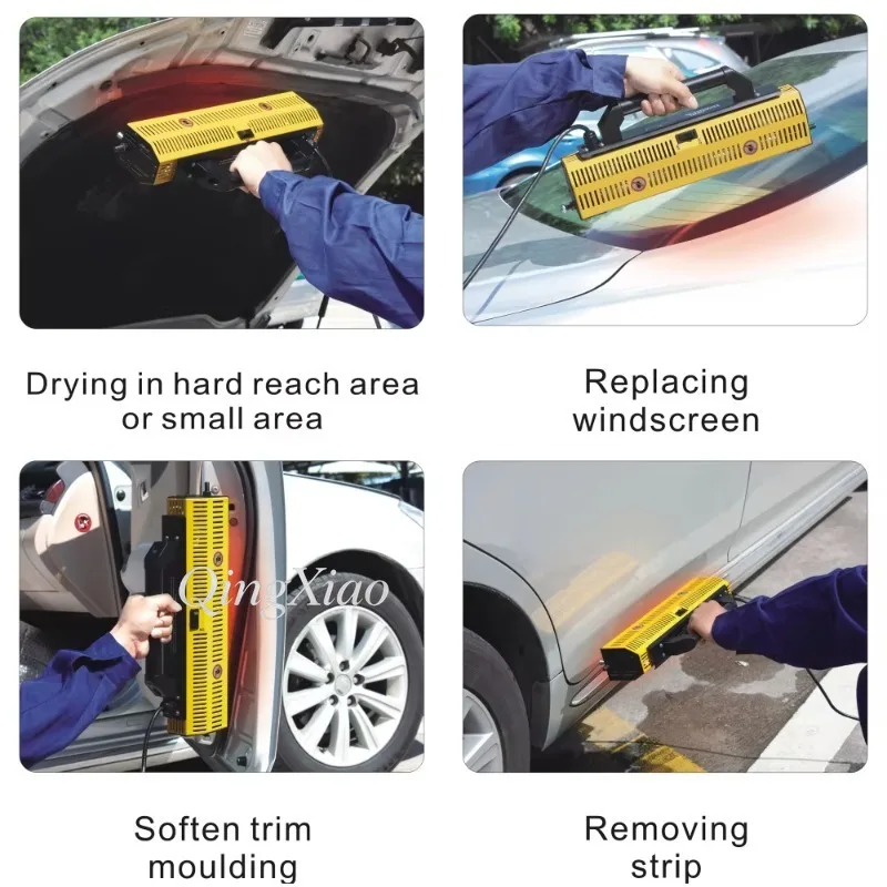 Short Wave Infrared Paint Curing Lamp Portable High Power Heater For Automotive Spray Baking Drying And Film Forming