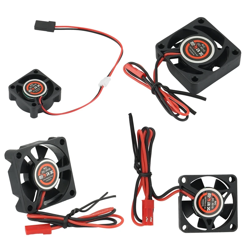 BNVN-Motor Cooling Fan ESC Radiator Heat Sink For 1/12 1/10 1/8 RC Car Parts