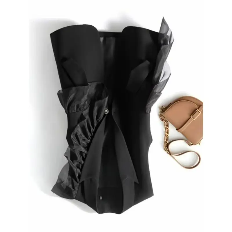 

Элитный костюмный жилет, женские модели средней и длинной длины, дизайнерские модели Nanyou, модный и удобный, подчеркивающий стиль, жилет.