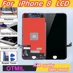 Pantalla LCD AAAAA ++++ para iPhone 8, repuesto de digitalizador de pantalla táctil 3D para iPhone 8, A1863, A1905, A1906